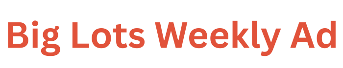 Big Lots Weekly Ad
